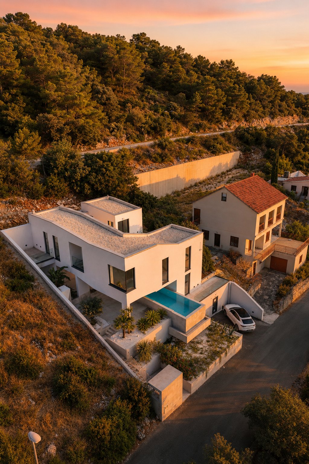 Platinum Villa aerial