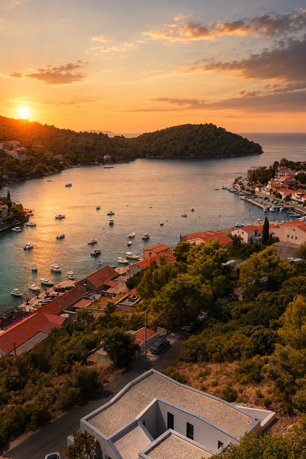 Brna Bay view from Platinum Villa
