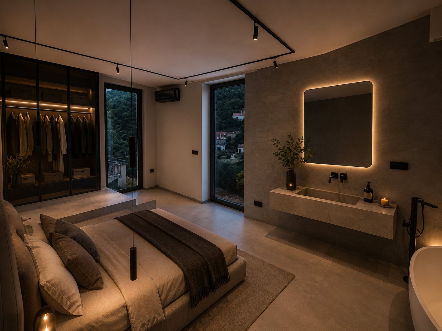 Platinum Villa bedroom wardrobe